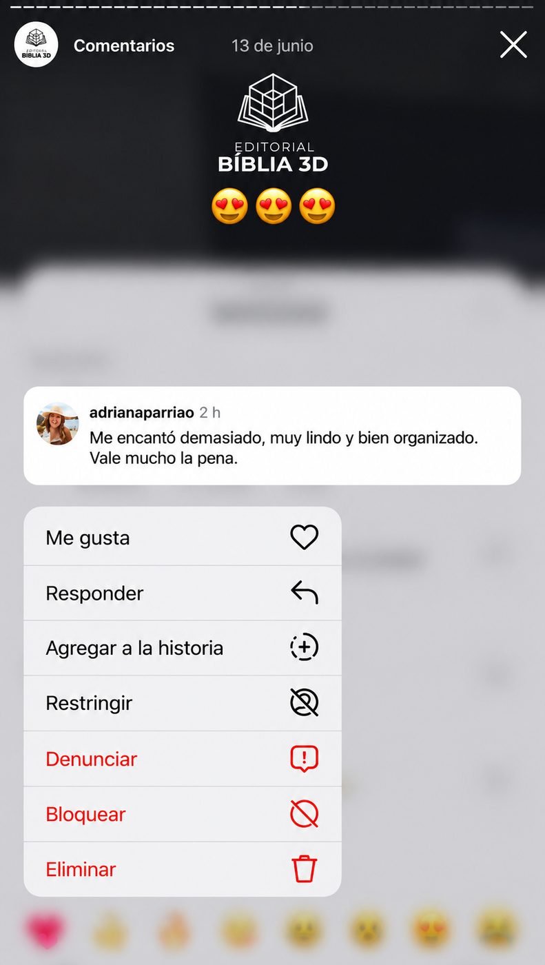 Comentario de alumna en Instagram: Amé demás, muy lindo y bien organizado