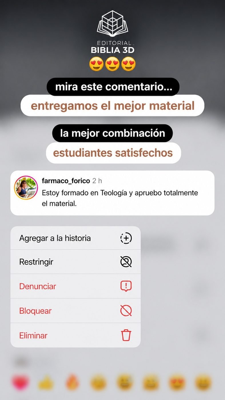 Comentario de alumna: Soy licenciada en Teología y apruebo demás el material